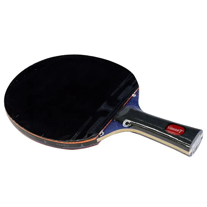 German Tibhar Table Tennis Racquet Single Shot Professional Seven Star Level 5-Layer Pure Wood Bottom Plate Table Tennis Racquet