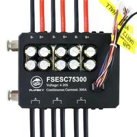 Flipsky Fsesc 75300 84v High Current 350a Esc Base On Vesc With Aluminum Case Water Cooling Enclosure For E-foil Fighting Robot