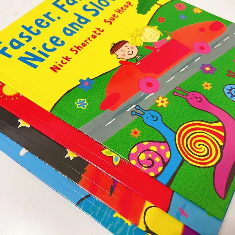 

Nick Sharratt Sue Heap Мороженое Алфавит Цветной номер Антонимы Книга с картинками 4 тома