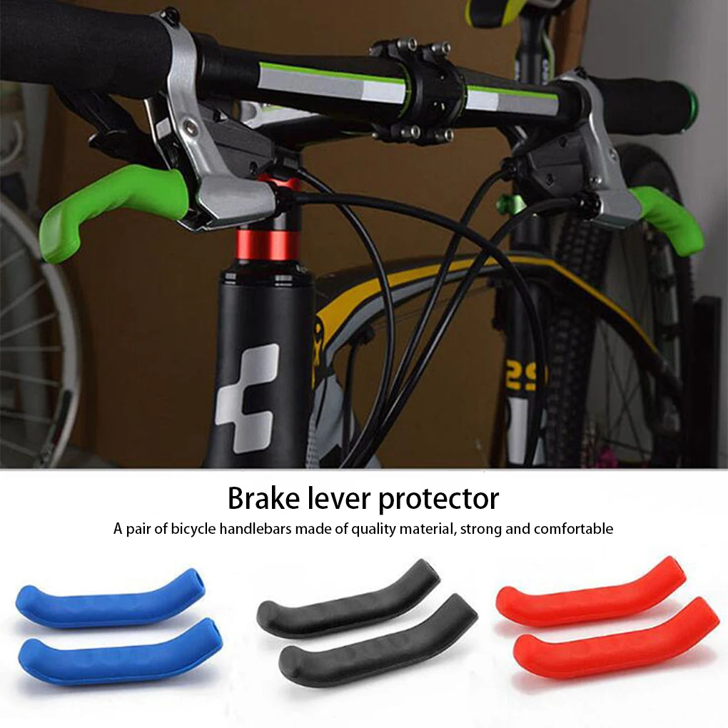 

1Pair Bicycle Brake Handle Cover Sleeve Silicone MTB Grips Handlebar Protect Cover Anti-slip Protective Gear Cycling Accessories