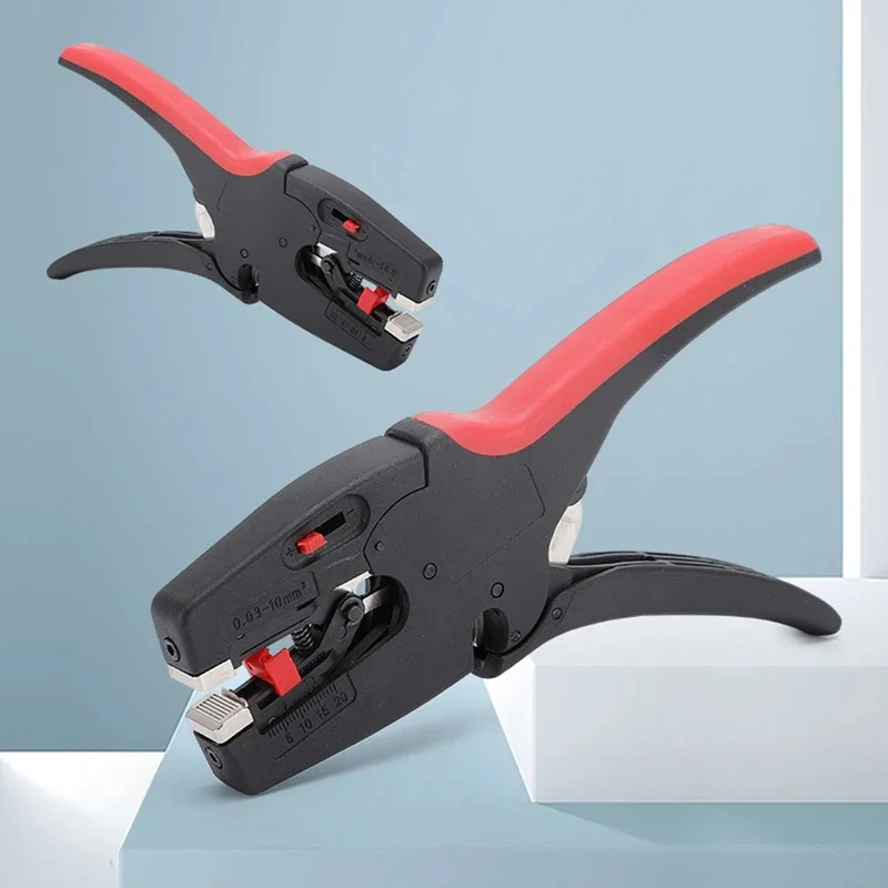 Multifunctional Automatic Wire Stripper Cutter Pliers, 0.03-10mm² Cable Stripping Tool for Electrician Wire Processing
