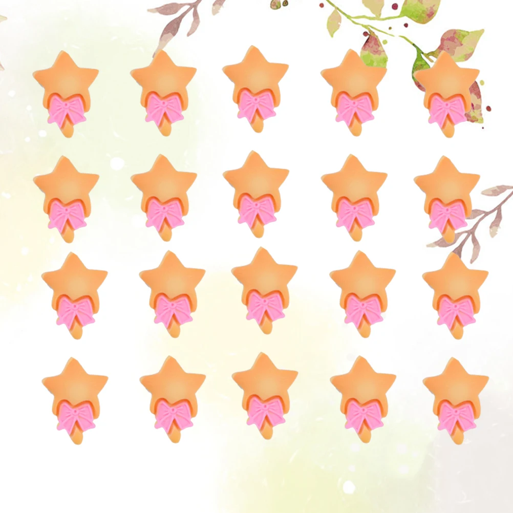 

50 Pcs Kids Hair Accessories Mobile Phone Case DIY Material Handmade Brooch Child