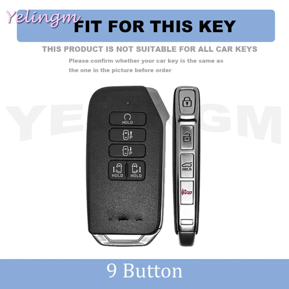 9 Buttons New Tpu Car Key Case Cover For Kia Ev6 New Carnival Sedona 2021 K8 V6 2022 GT Line 2022 Dl3 Mq4 K5 Grand Sorento
