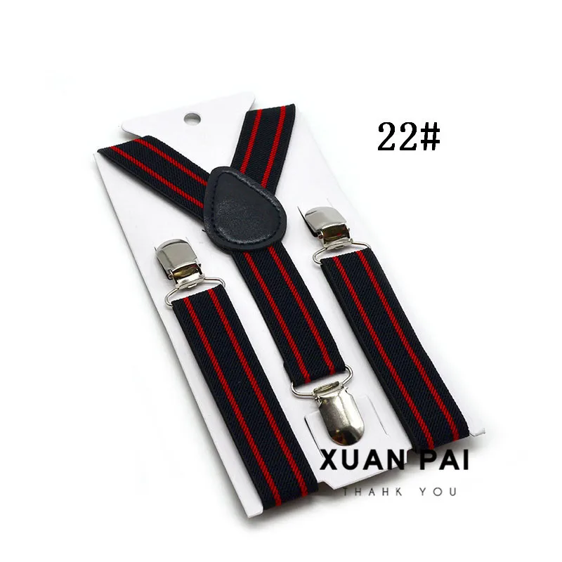 Tirantes de rayas elásticas Vintage para niños, modelo clásico, Tirantes Retro ajustables en forma de Y, Tirantes para niños