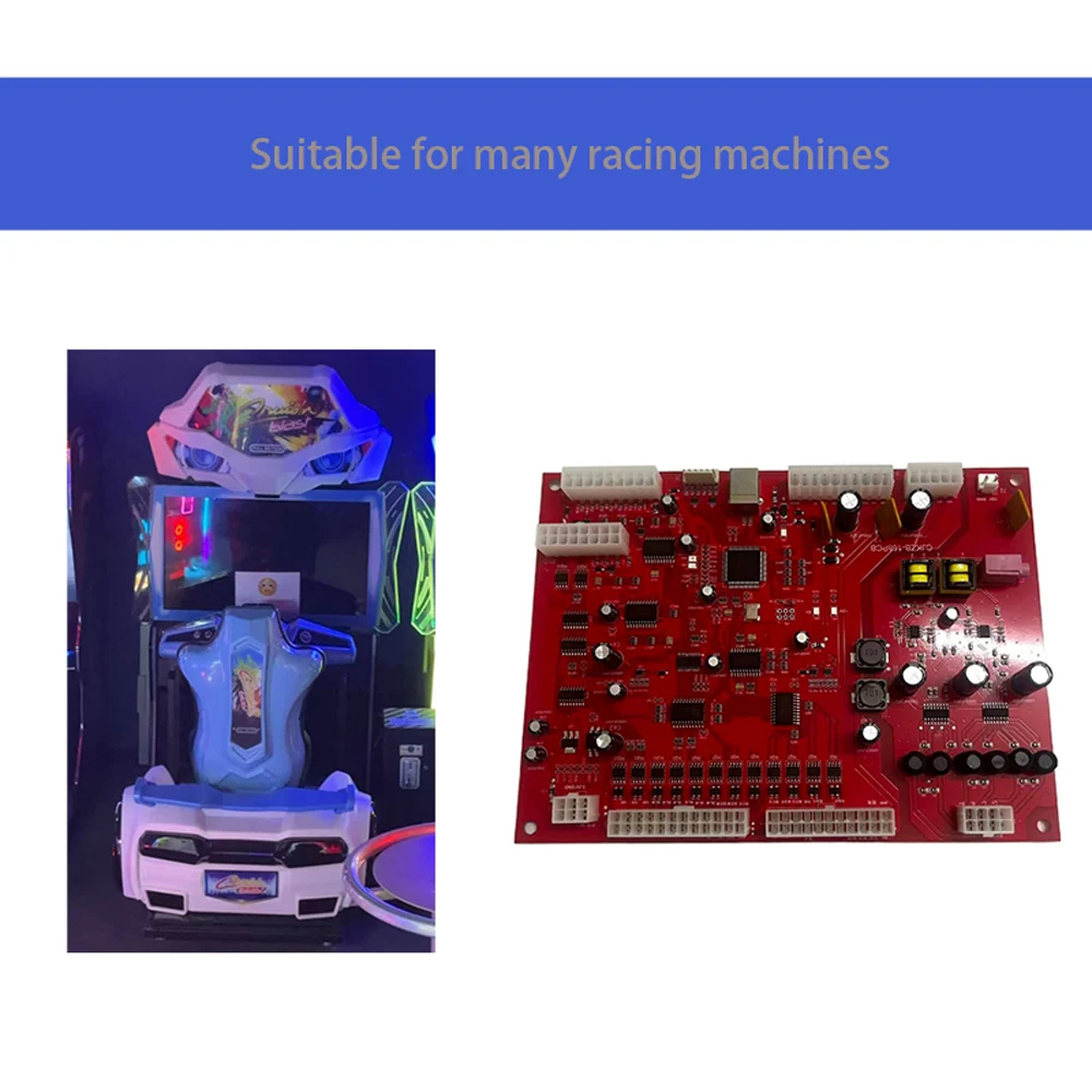 Racade Video Game  Accessories Racing Control Board for Jurassic Park/ MotoGP/ Cruis's Blast Universal Children's Coin-operated