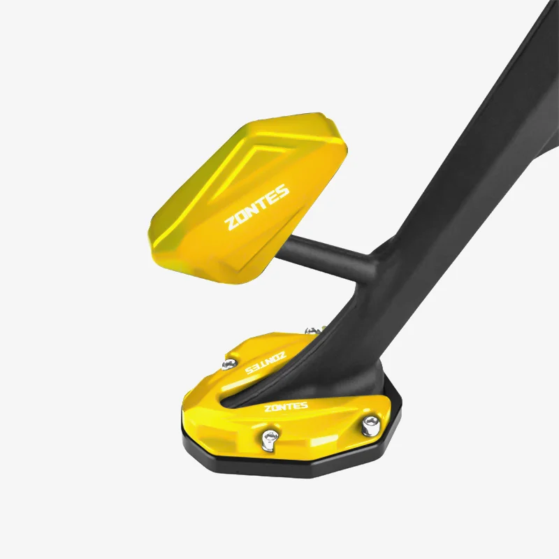 For Zontes 368g 501g Motorcycle Foot Pedal High Seat Version Accessories CNC Side Support Side Stand Enlarged Pad Side Kickstand