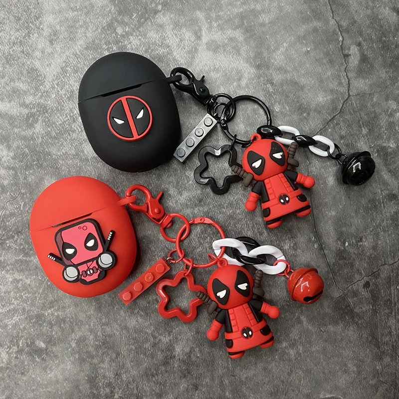 Étui pour écouteurs sans fil en Silicone, pour Google Pixel Buds Pro 2/a-series Beast Kingdom Marvel Deadpool, housse avec porte-clés Étui pour écouteurs sans fil en Silicone, pour Google Pixel Buds Pro 2/a-series Beast Kingdom Marvel Deadpool, housse avec porte-clés