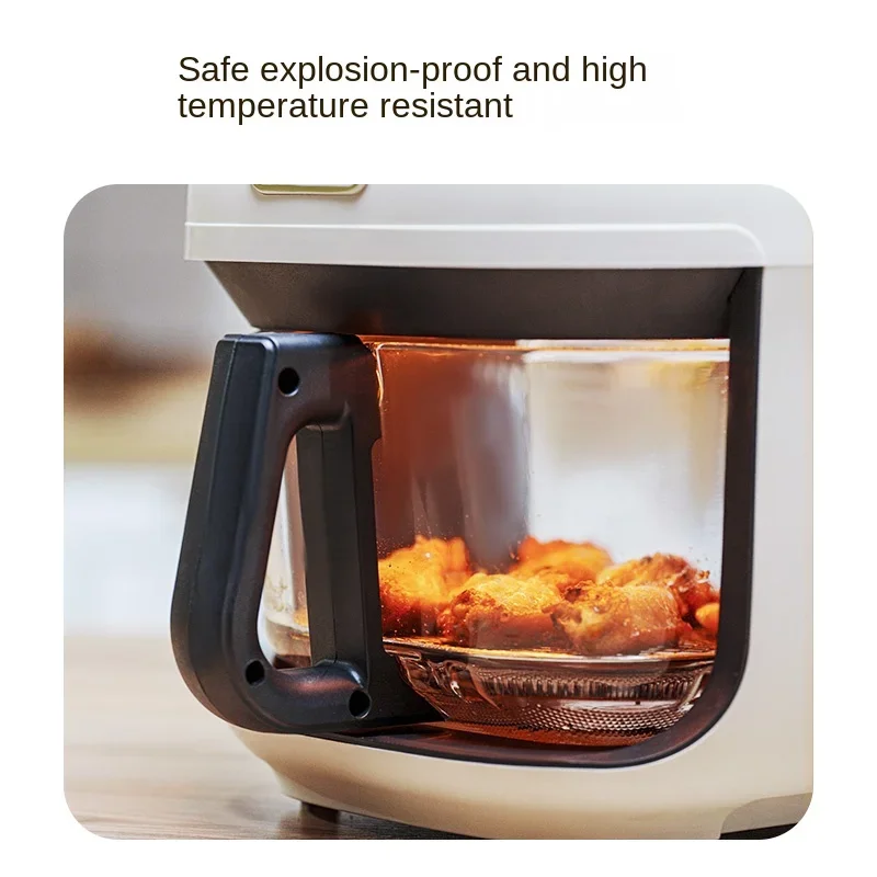 Air Fryer New Homehold Intelligent Transparent Visual Electric Frying Oven Automatic Multi-Functional Integrated
