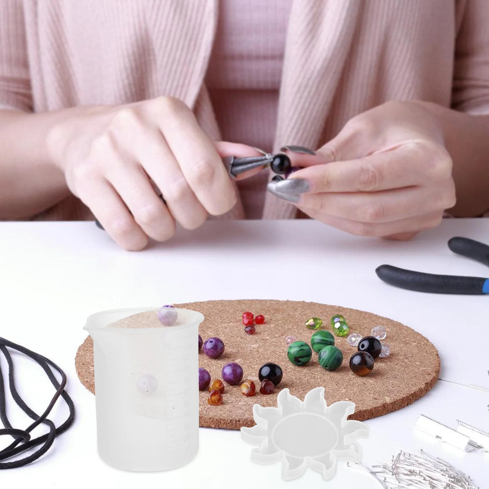 

1 set 1 Set Planet Resin Pendant Molds Kit Silicone Jewelry Making Craft Diy Handmade Gift Set For Family 118 Characters