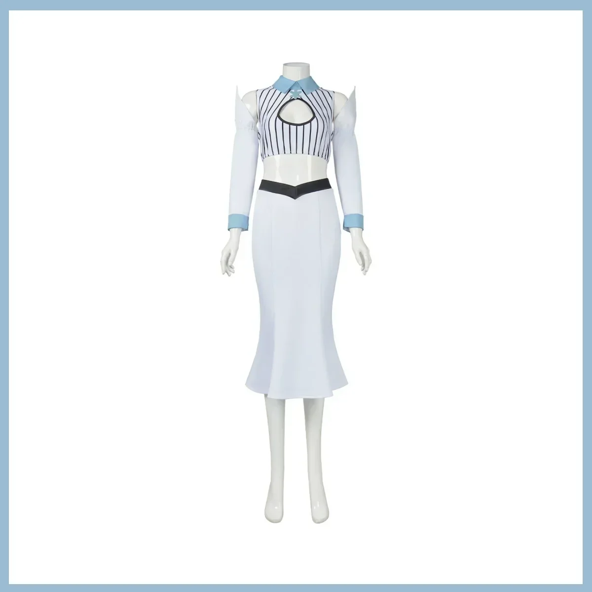2026 Anime Sexy Carnival Halloween Suit Bleach Inoue Princess Orihime Cosplay Costume White Tops Skirt Uniform Wig Adult Woman view 4