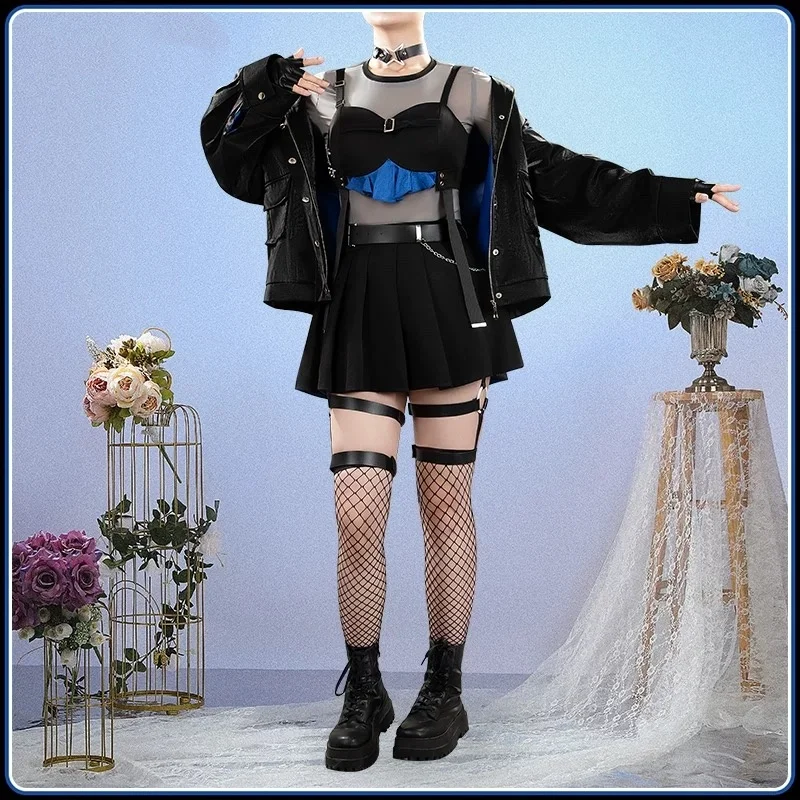 

COSMART VTuber Shioriha Ruri Косплей Костюм Cos Game Аниме Вечеринка Униформа Хэллоуин Играть Ролевая Одежда Одежда