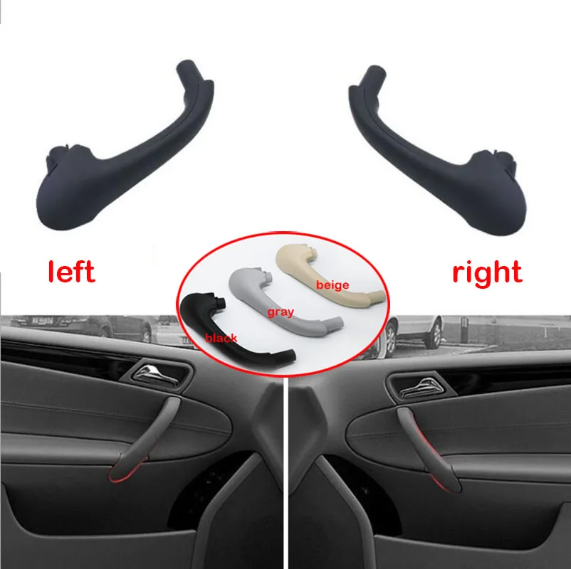 Car Front rear Interior Inner Door Pull Carrier Covers Handles Trim New For Mercedes For Benz W203 C-Class 2038101551