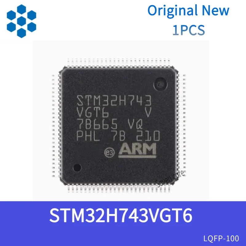 

Оригинальный новый 1 шт. STM32H743VGT6 LQFP-100 ARM Cortex-M7 32-битный микроконтроллер-MCU