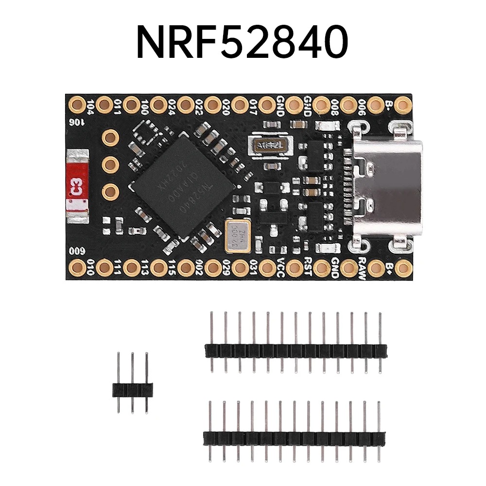 

NRF52840 Development Board Is Compatible With V2.0 with BT Charging Management TYPE-C