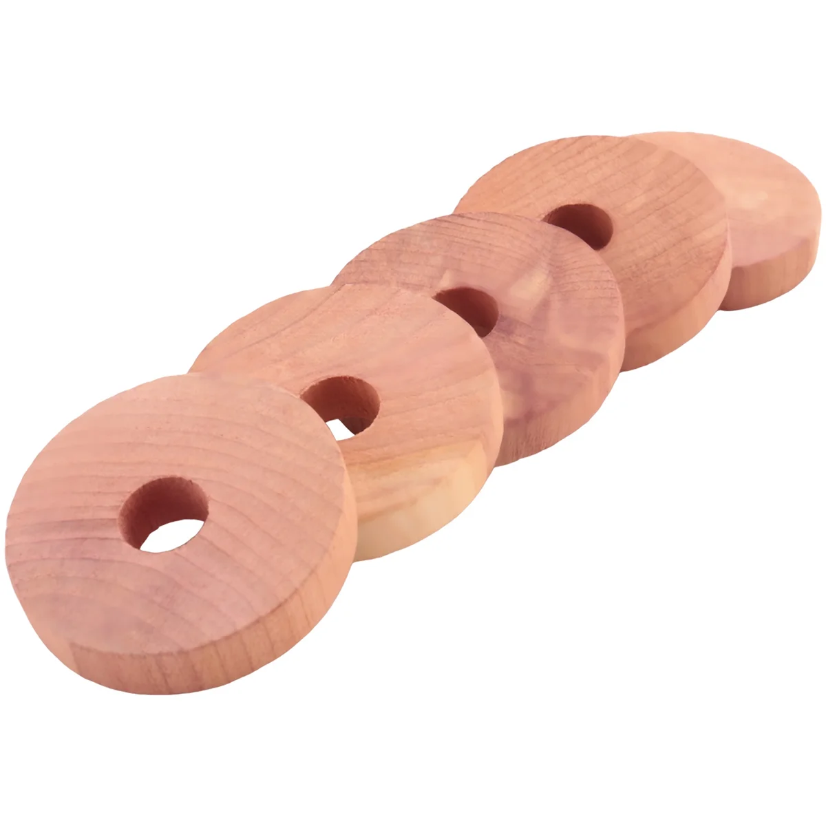 50 Pack Cedar Wood Rings Moth for Clothes,Aromatic Cedar Blocks,for Closets and Drawers, Clothes Storage Protector