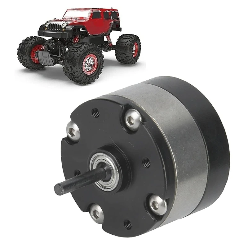 540 Motor Gear Reducer, RC Car 1/3 Planetary Transmission 36Mm Diameter Electric Mini Speed Reduction Geared Motor