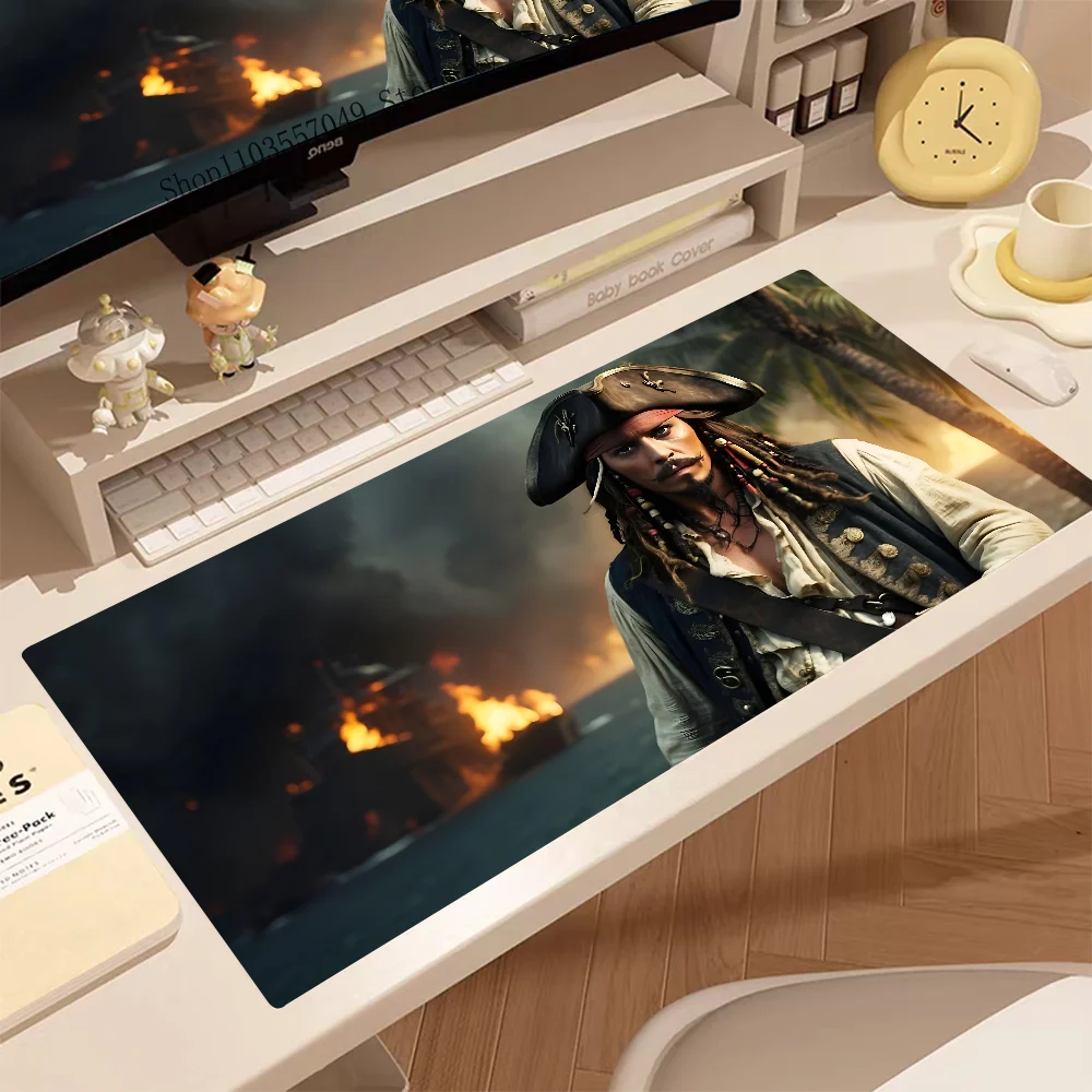 P-Pirates Of The Caribbean Movie Mousepad Large Gaming Mouse Pad LockEdge Thickened Computer Keyboard Table Desk Mat