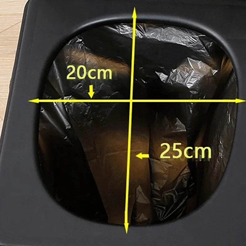 TRAKA التخييم المحمولة مقعد مرحاض قابل للطي المنقولة طوي سيارة دلو مرحاض الطوارئ السفر في الهواء الطلق سلة المهملات متعددة الوظائف #3