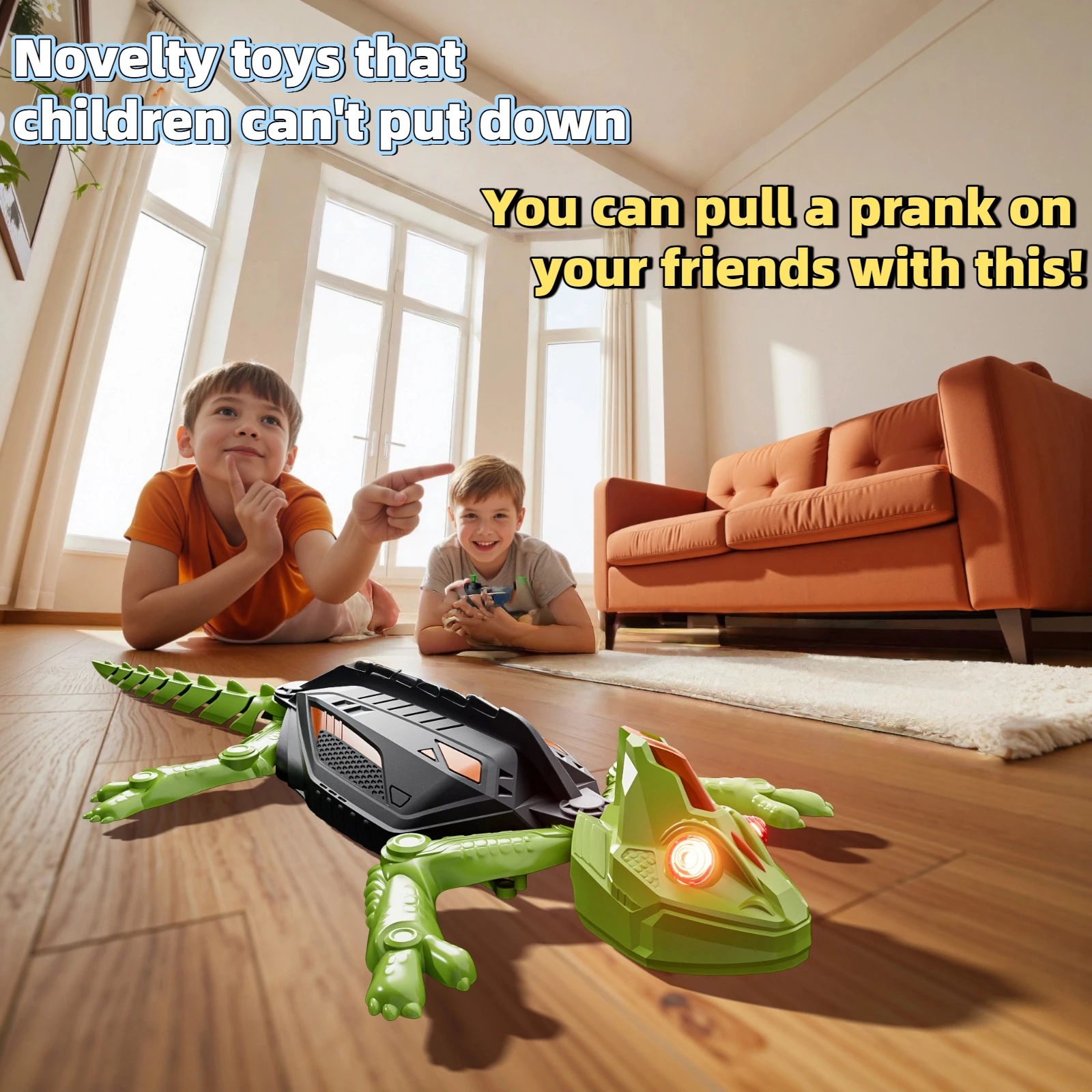 Anti-gravity bionic remote control lizard climbing wall gecko RC animal children's Halloween toy