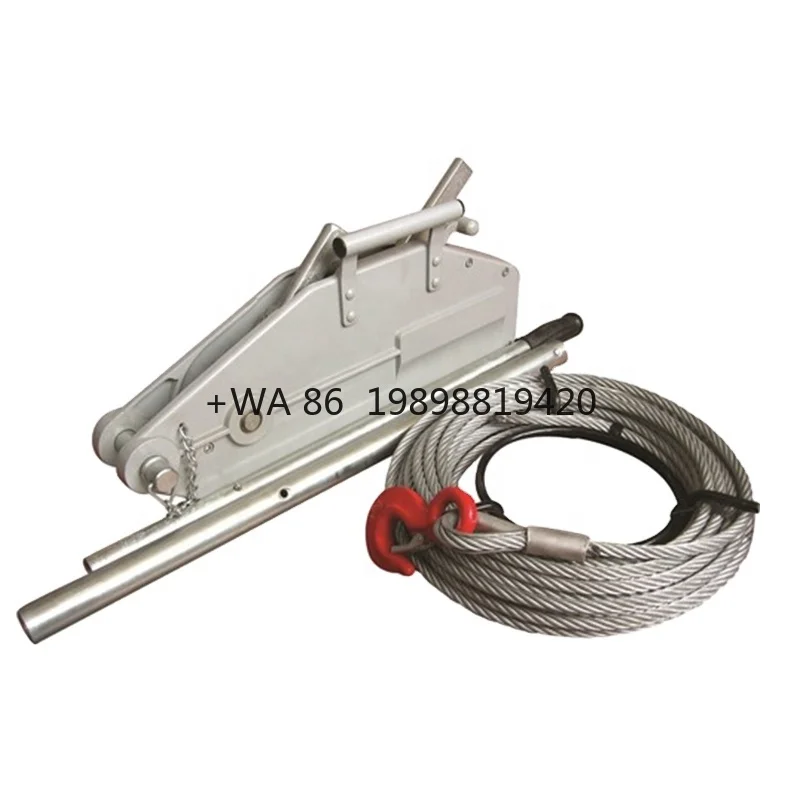 

China Factory High Quality 1.6t 3.2t 5.4t Tirfor Winch/Wire Rope Lever Hoist for Lifting Equipment