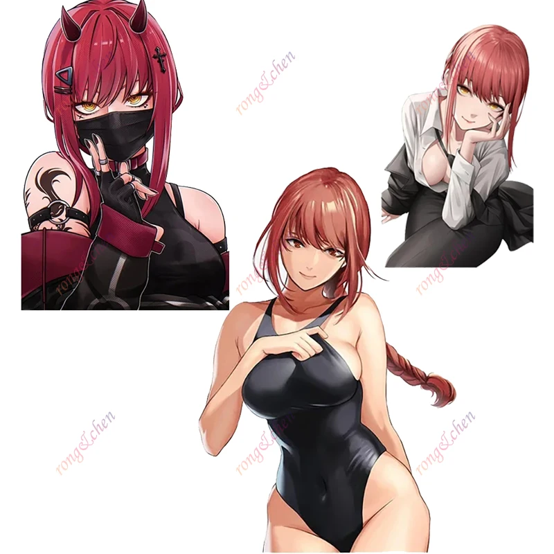 

Sexy Girl Car Sticker Chainsaw Man Maxima for Car Motorcycle Racing Helmet Laptop Trunk Body Car Window Surfboard PVC Decals
