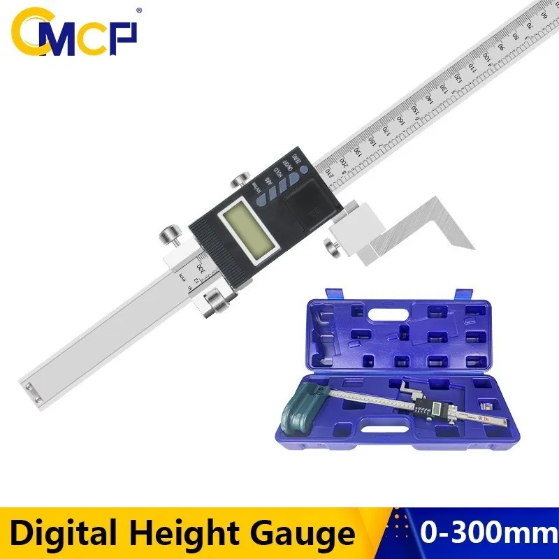 CMCP Caliper 0-300mm Digital Height Gauge Stainless Steel Digital Caliper Height Measuring Tools