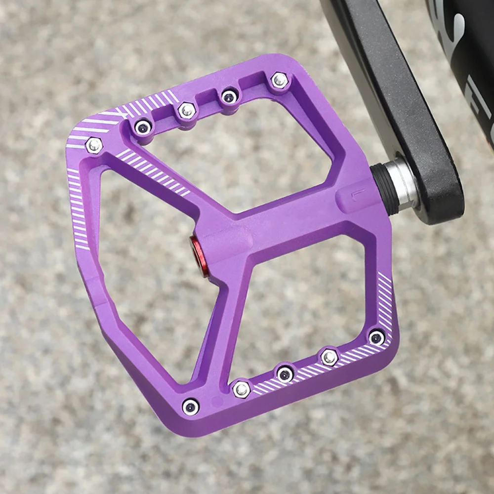 

Ultralight Bicycle Pedals Nylon DU Seal Bearings Road BMX MTB Mountain Bike Pedal Flat Platform Anti Slip Cycling Accessories