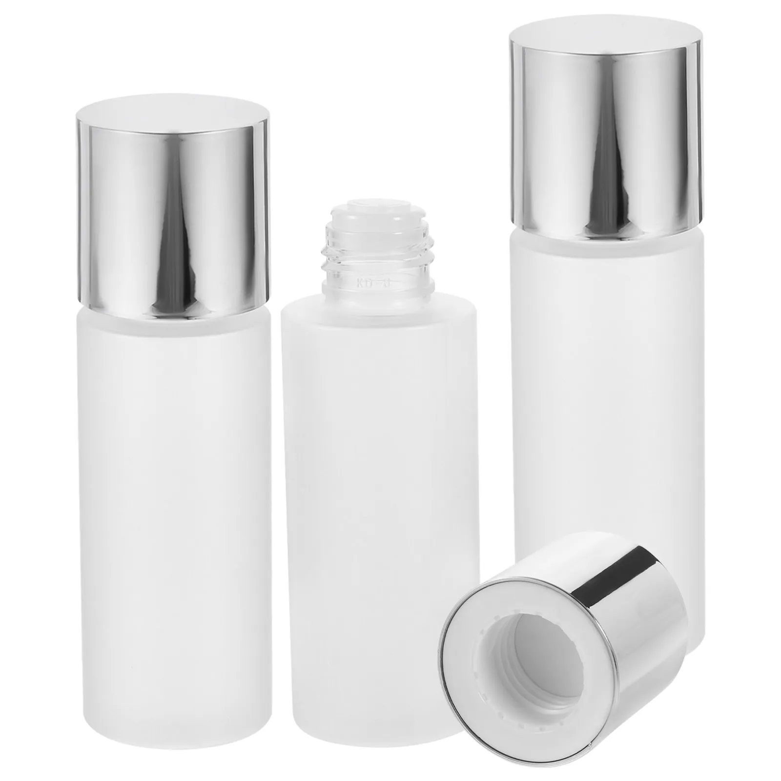 

3Pcs 100Ml Sub Packaging Bottles Matte Finish Refillable Toner Containers for Skincare Travel Dispenser Leak-Proof