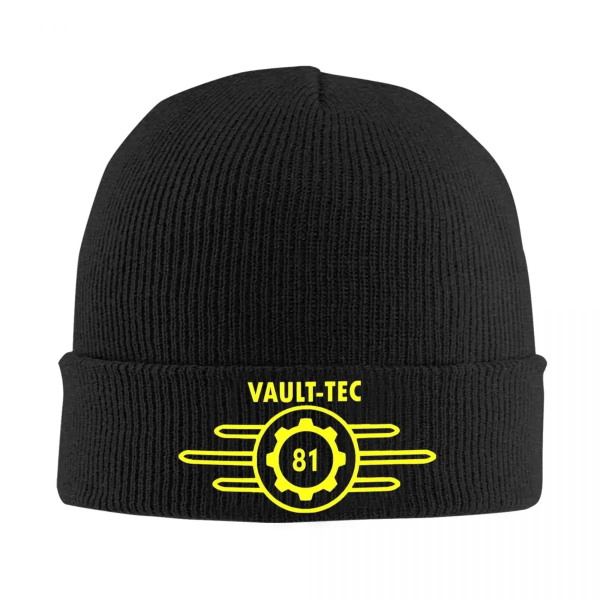 Vaulter Tecs VT 81 Beanie Hats fallouter gaming Retro Caps Men Hippie Knitted Hat Autumn Winter Thermal Elastic Beanie Hats