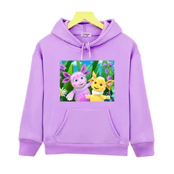 Luntik and Friend Anime Print Hoodie Moonzy Cartoon Cute Kids Sweatshirt Autumn for Boys Girls Clothes Outdoor Casual Sportswear