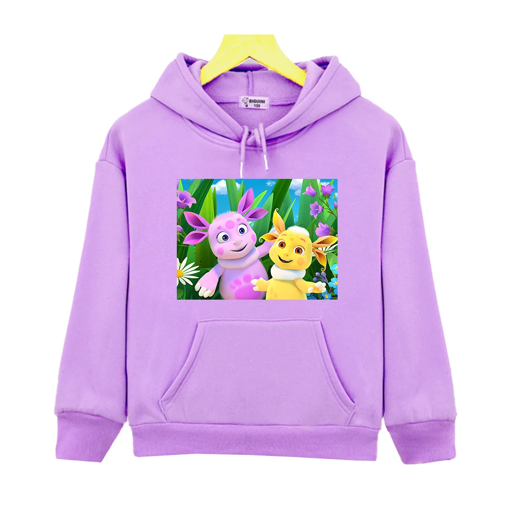Luntik and Friend Anime Print Hoodie Moonzy Cartoon Cute Kids Sweatshirt Autumn for Boys Girls Clothes Outdoor Casual Sportswear