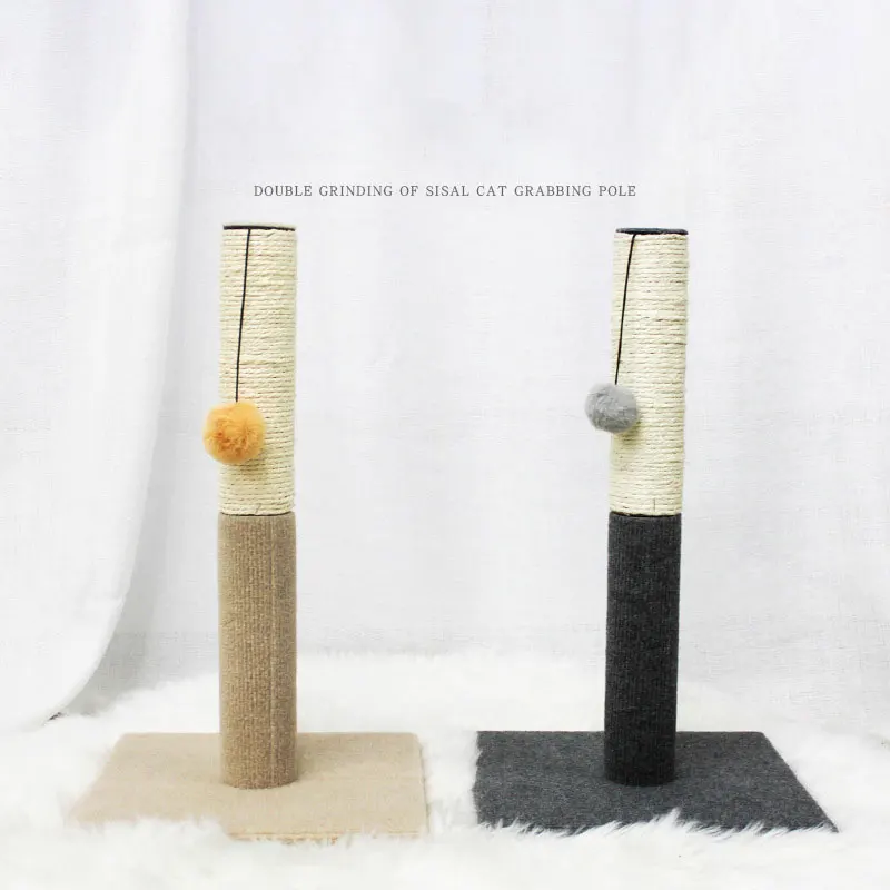 

Pet Cat Tree Toys Sisal Cat Scratching Post Board Kitten Grinding Claws Toys Furniture Protector Jumping Play Toy Cat Supplies