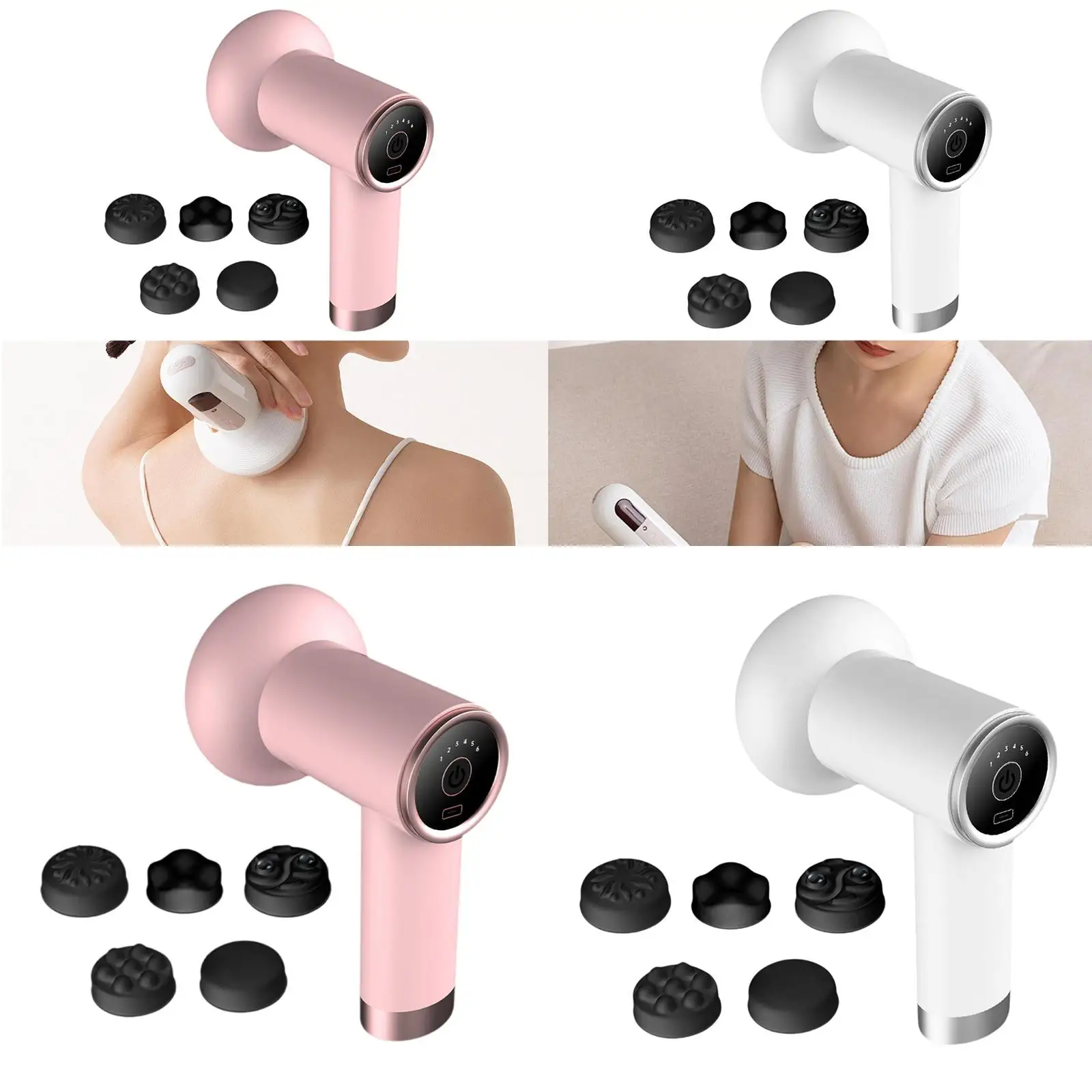 

Ручной беспроводной массажер, легкий дренажный инструмент для рук, бедер, живота