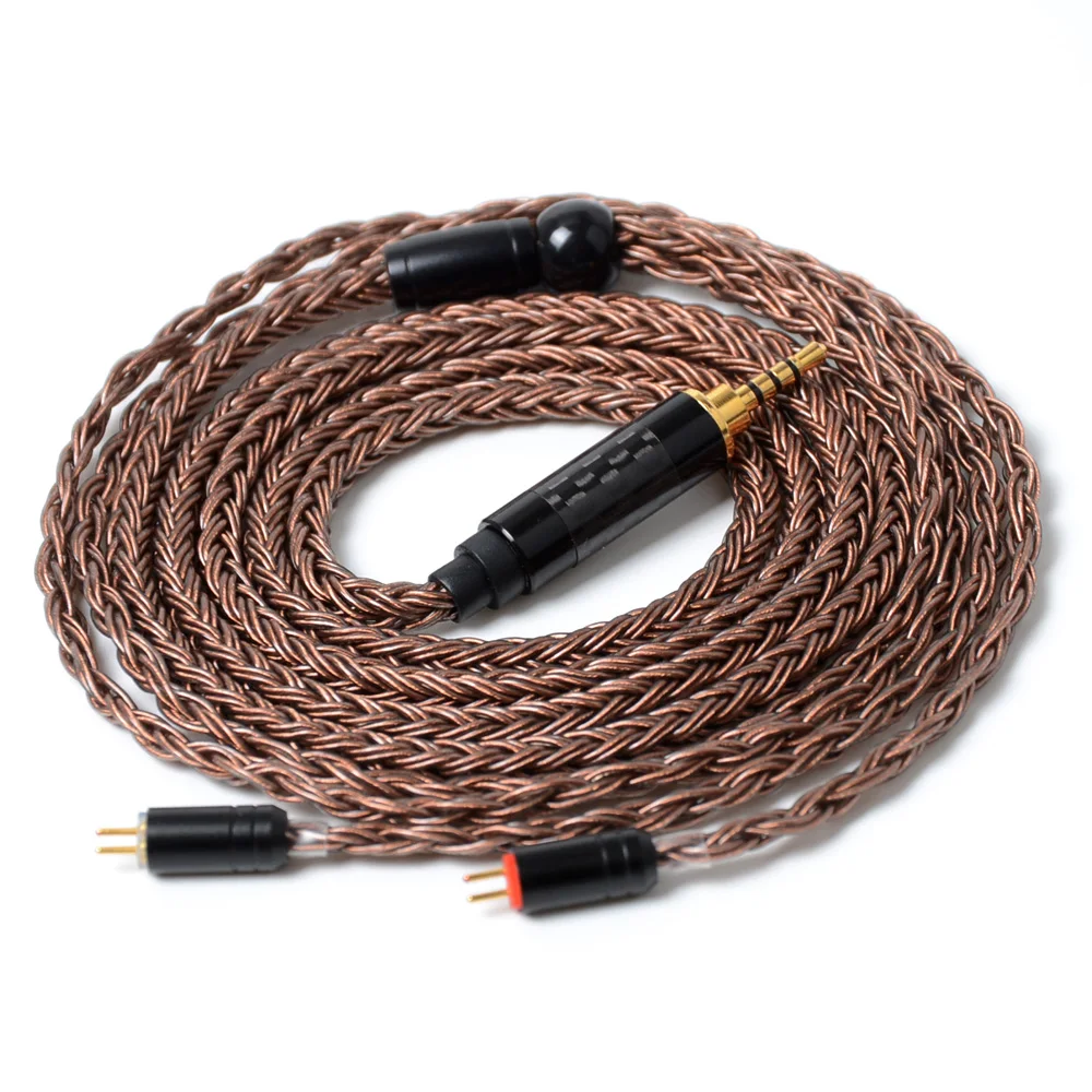 NICEHCK 16 Core High Purity Copper Earphone Cable 3.5/2.5/4.4mm Plug MMCX/2Pin  For TFZ TRNV90 ZSX CCAC12 NICEHCK F3/NX7 Pro/DB3