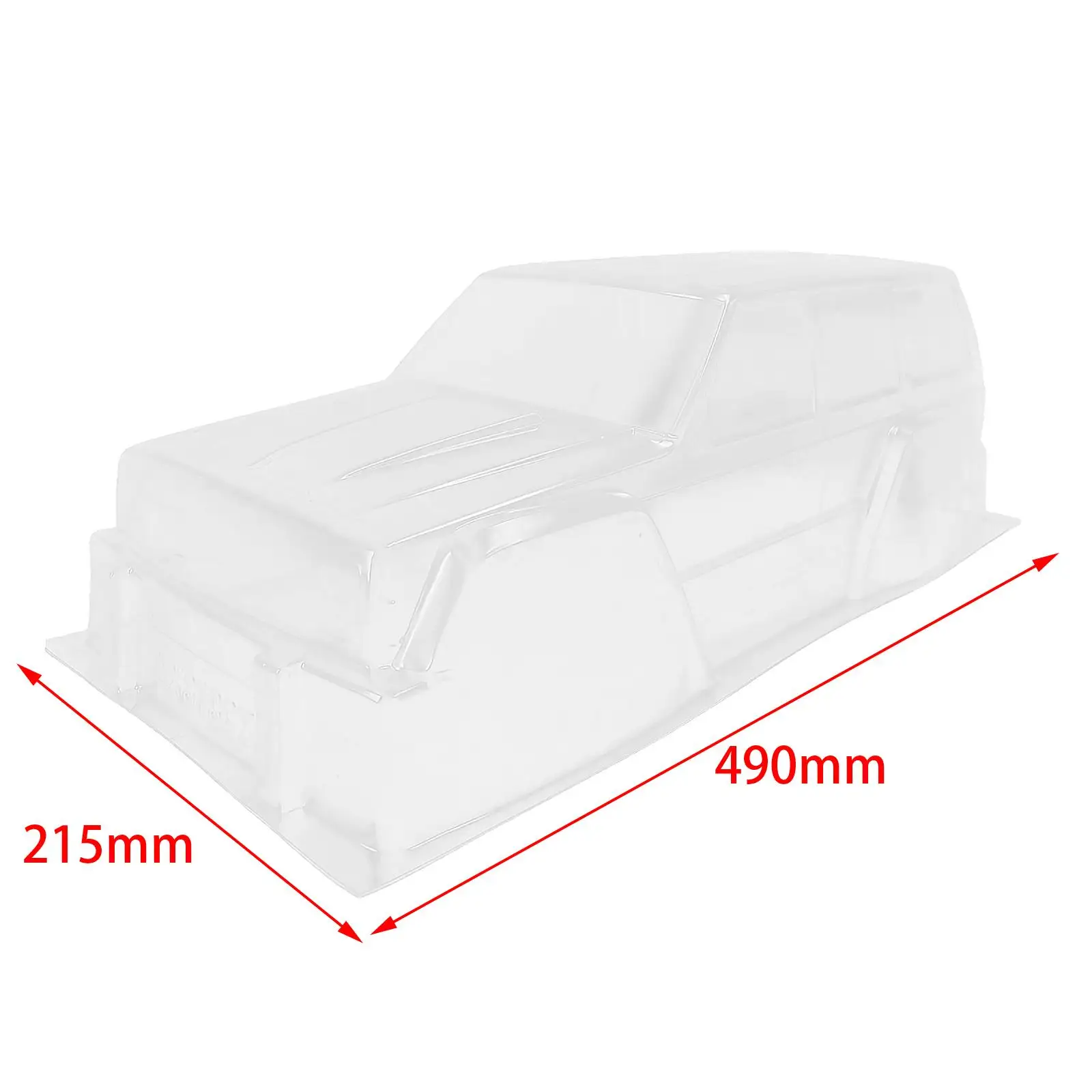 

Unpainted 1/10 RC Rock Crawler Shell Remote Control Vehicles Supplies DIY 12.3