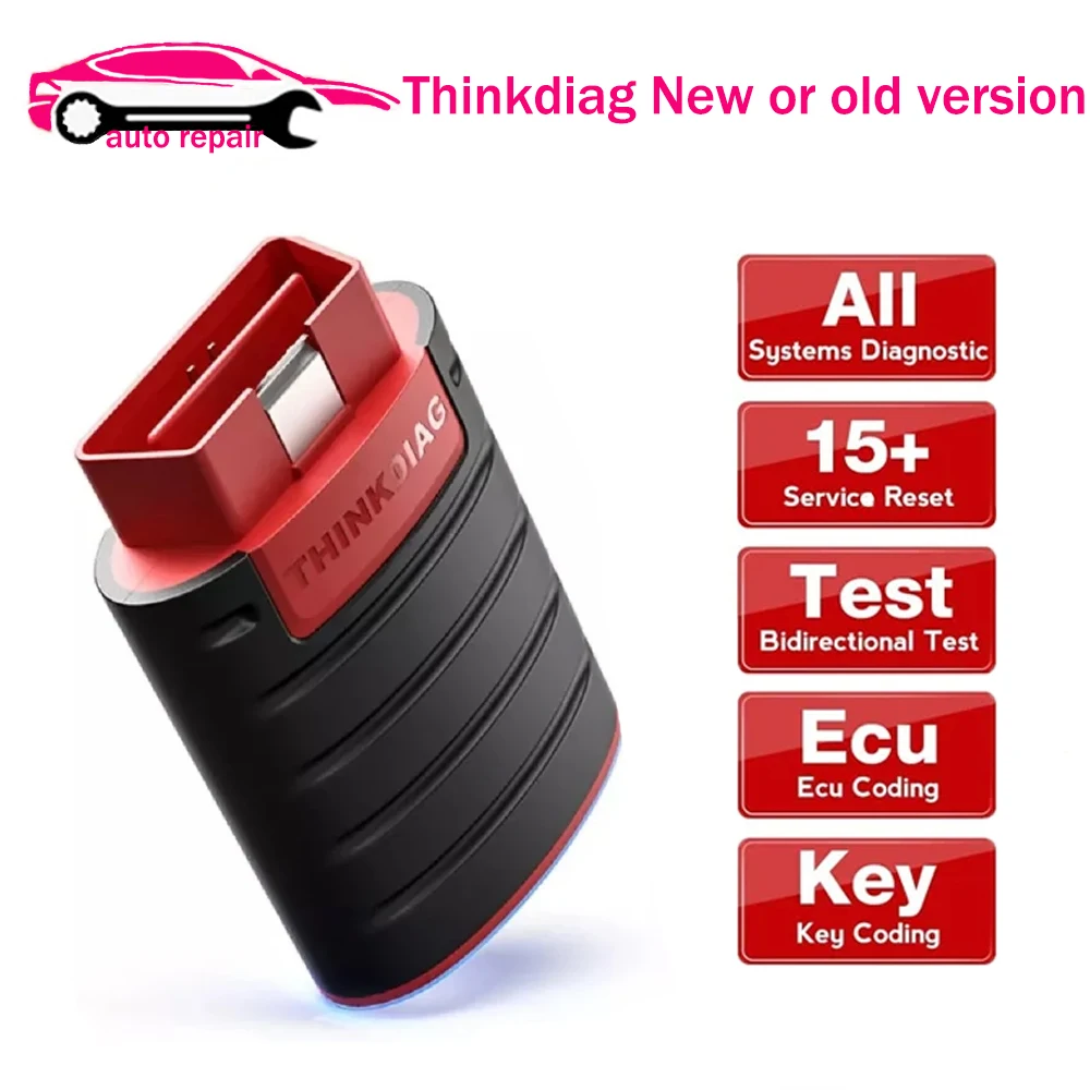 

THINKCAR Thinkdiag Old Version Full System with 16 Reset Service OBD2 Auto Scanner Code Reader PK Easydiag Car Diagnostic Tool