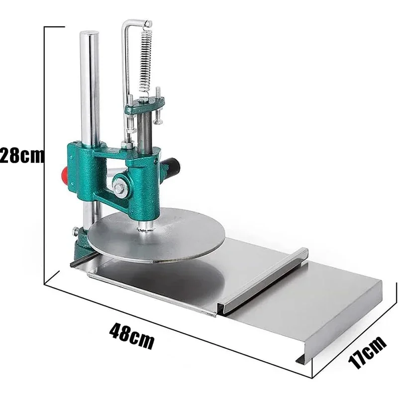 Prensa manual de massa de pizza