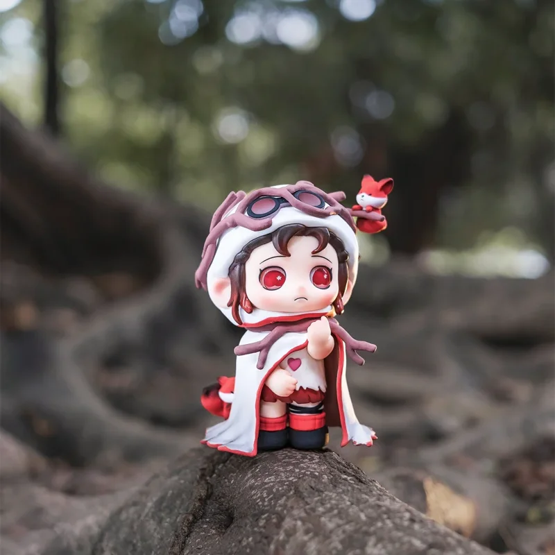 جديد حقيقي Heyone الأسود اللعب Oona'S Last Left Realm سلسلة صندوق أعمى العصرية الشكل حلية هدية جمع ، سطح المكتب الحلي