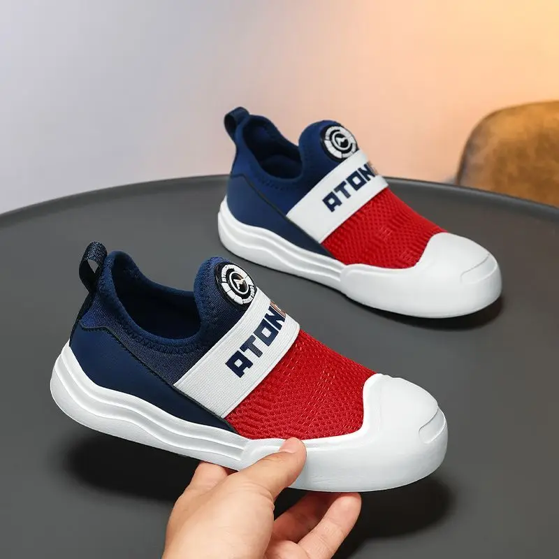 4-15Y Children's Breathable Mesh Casual Shoes for Boys Girls Summer Kid's Soft Sole Lightweight Footwear H119-26