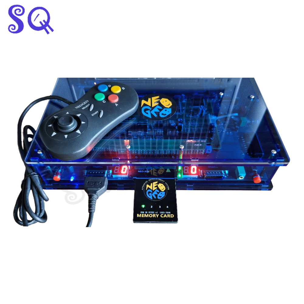 NEO GEO MVS MAX Console JAMMA CBOX Motherboard Memory Function MVS To DB15P Arcade Gamepad AV RGBS Output