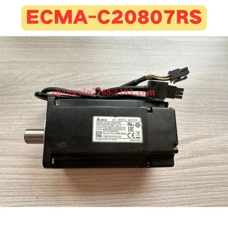 Second-hand Servo Motor ECMA-C20807RS ECMA C20807RS Normal Function Tested OK