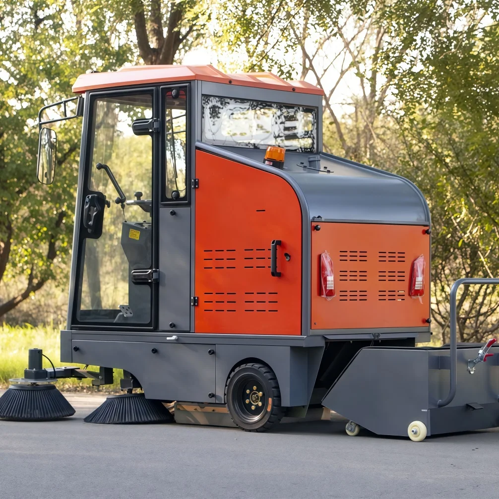 

Industrial Street Road Sweeper Car Machine Ride On Electric Floor Sweeper