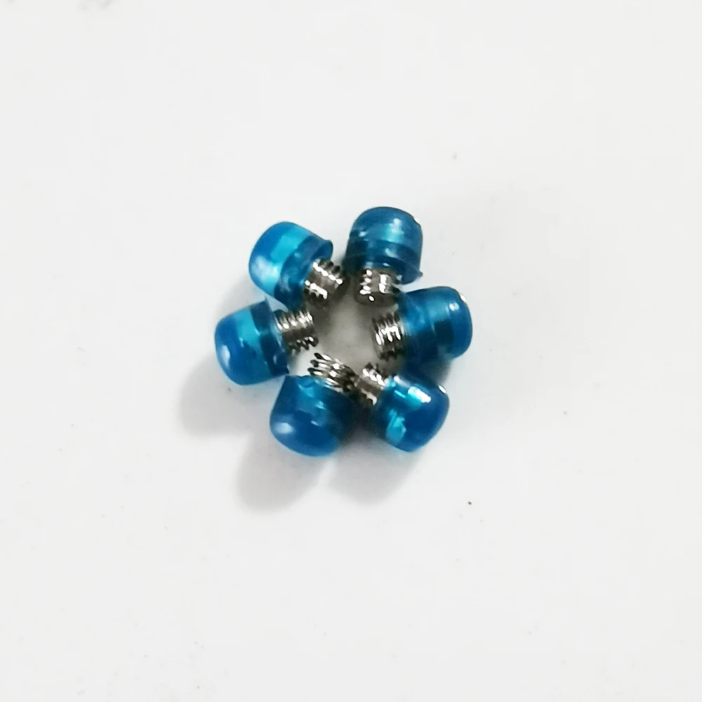 이발사 교체 나사, 나사 범퍼, 헤어 가위, 가위 스토퍼, 하이 퀄리티, 2.5mm 또는 3.0mm, 100 개/몫