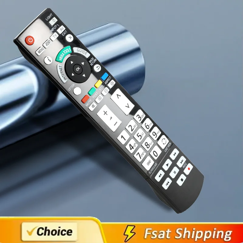 

N2QAYB000715 Remote Control For Panasonic Viera TV TX-LR42DT50 TX-LR47DT50 TX-LR47WT50 TX-LR55WT50 TX-L42ET50E TX-L42ET50B