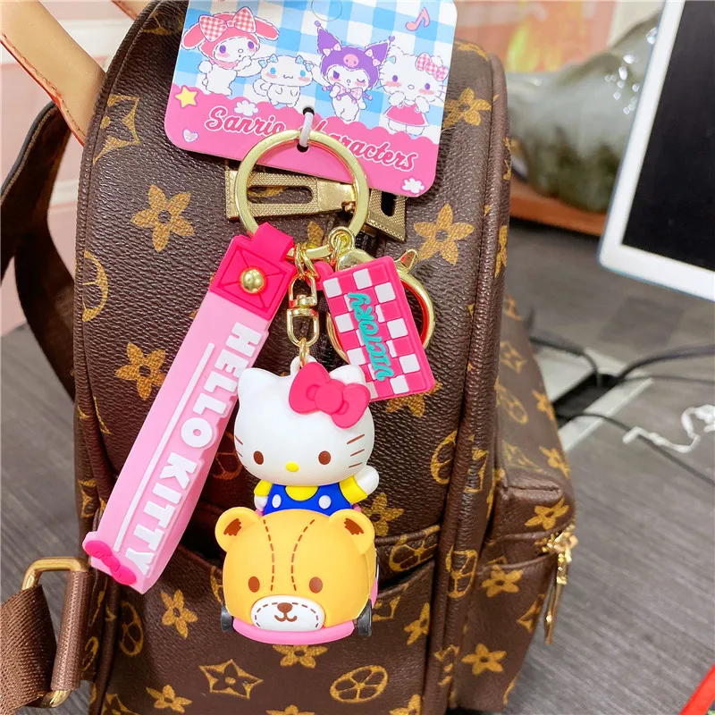 Брелок My Melody, брелок для ключей от машины, подарок для пары, подвесная сумка, подвесное украшение, мультяшный Hello Kitty Kuromi, милый праздничный подарок