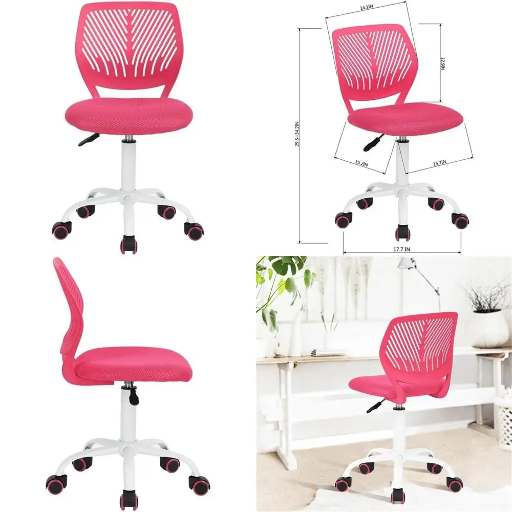 

Adjustable-Height Swivel Mesh Chair for Teens: Comfortable Seating Solution