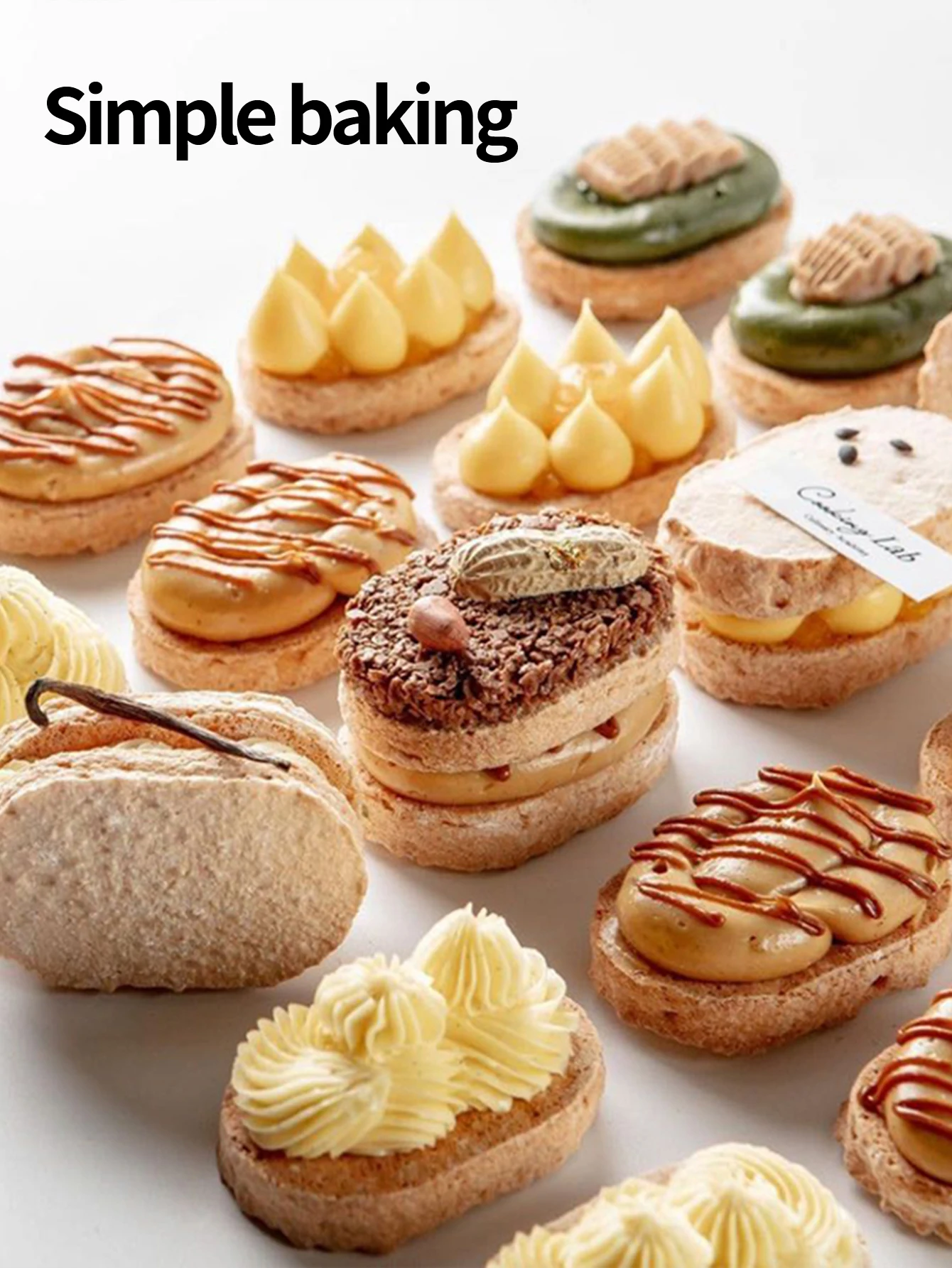 Professional Acrylic Dacquoise Mold, Bear Clover Toast Shape Cookie Cutter French Pastry Dessert Cake Baking Tools Accessories