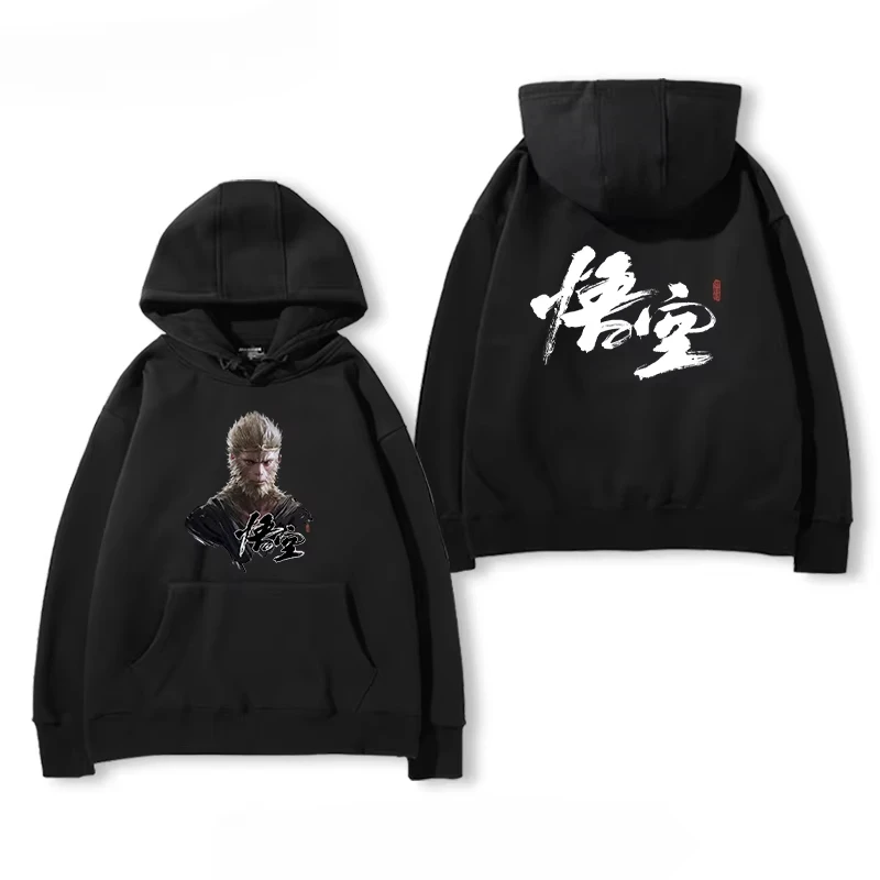 Game Black Myth Wukong Print Hoodies Men Women Fashion Sweatshirt Women Sweats Coats Hooded Pullovers Sportwear Oversized tops