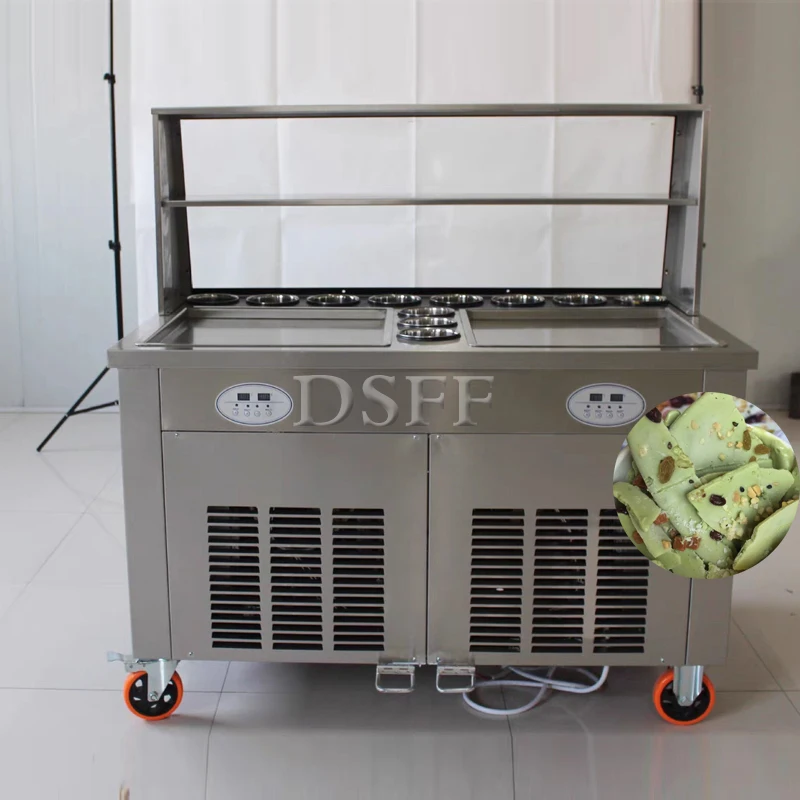 

Desktop Household Ice Cream Roll Making Machine, Multifunctional Stir Fried Yogurt Fruit Smoothie Machine