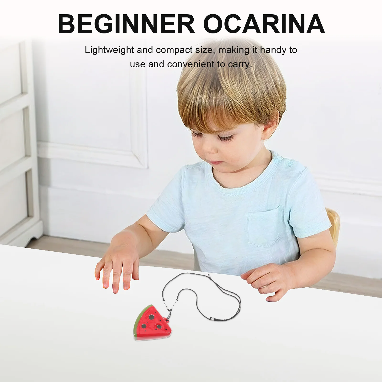 

Ceramic 6-Hole Ocarina Classic Beginner Practice Musical Instrument Portable Mini Ocarina Durable Wind Instrument